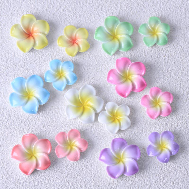 

Цветок Франжипани из смолы DIY Ювелирные изделия: Брелоки, Подвески, Заколки для волос и Нашивки