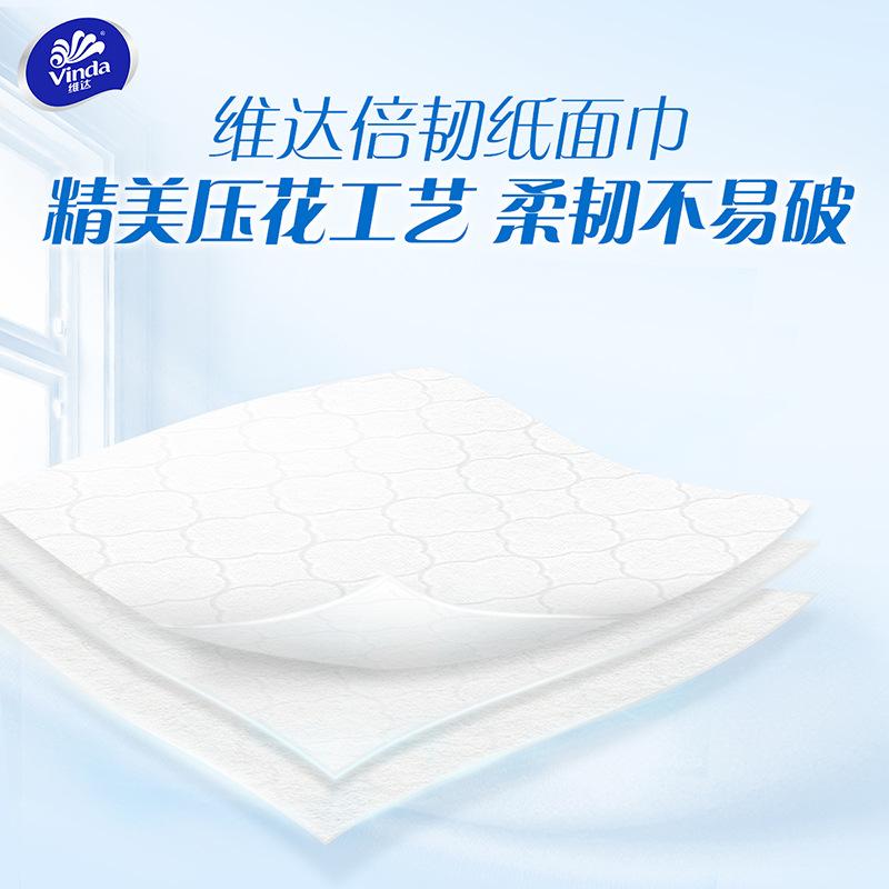 Vinda Tough Embossed Tissue: 24-Pack Household Toilet Paper & Hand Towels