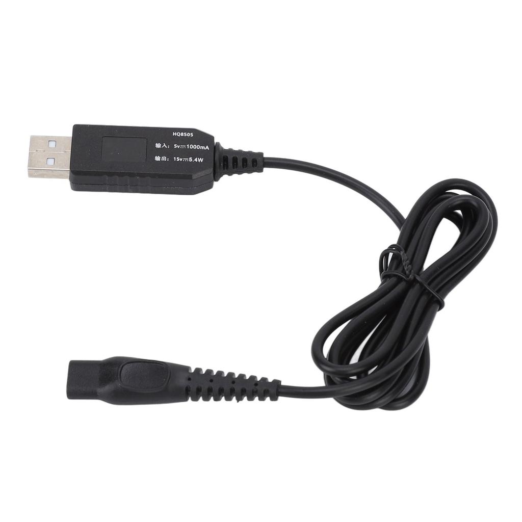 Electric Shaver Razor Charger Cord 15V Professional Beard Trimmer USB Charging Cable Fit for HQ8505