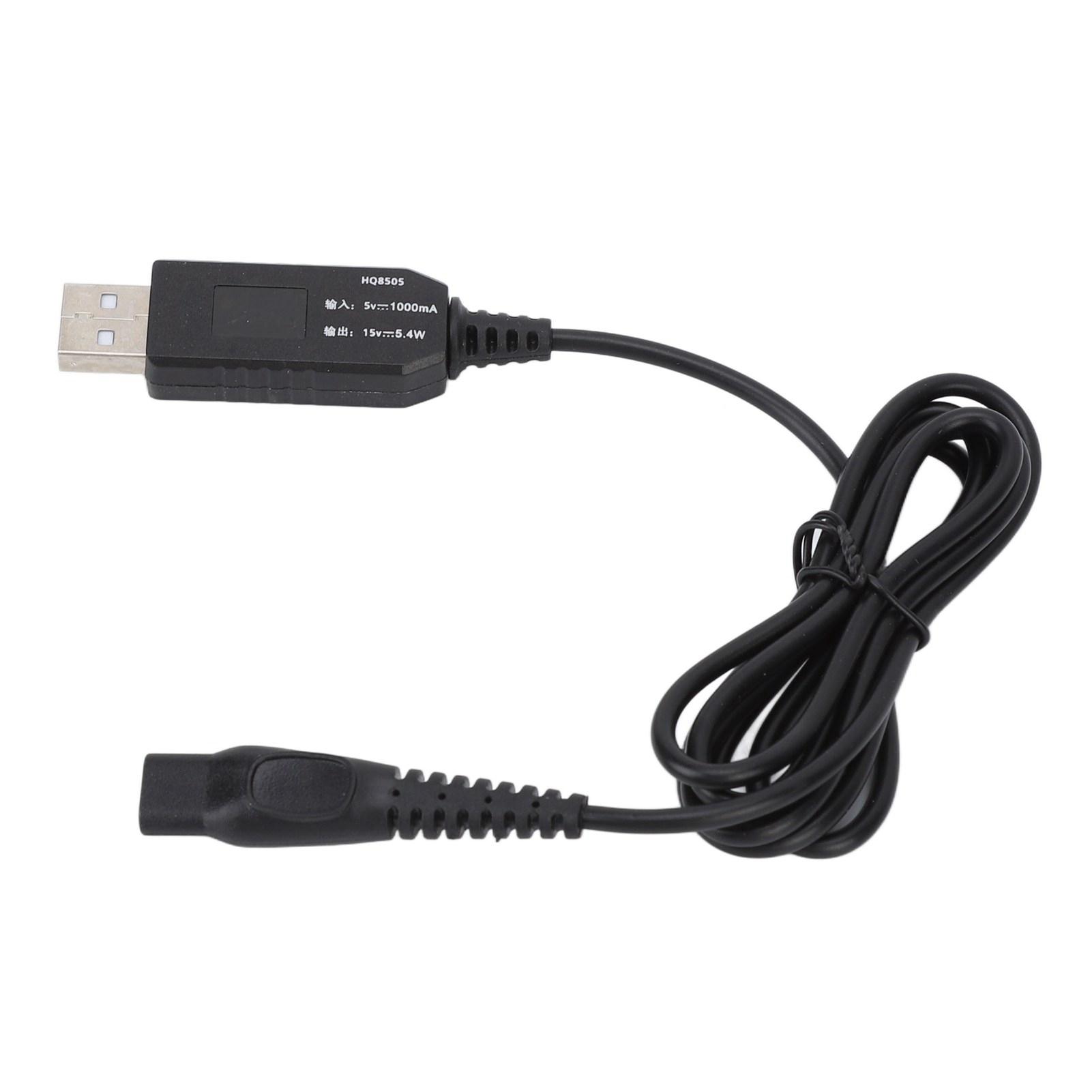 

Шнур для зарядки электробритвы 15 В профессиональный триммер для бороды USB-кабель для зарядки подходит для HQ8505