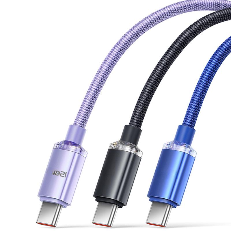 Jingyao 120W Type-C Super Fast Charging Cable, 6A for Huawei, Honor, Xiaomi, OPPO Phones