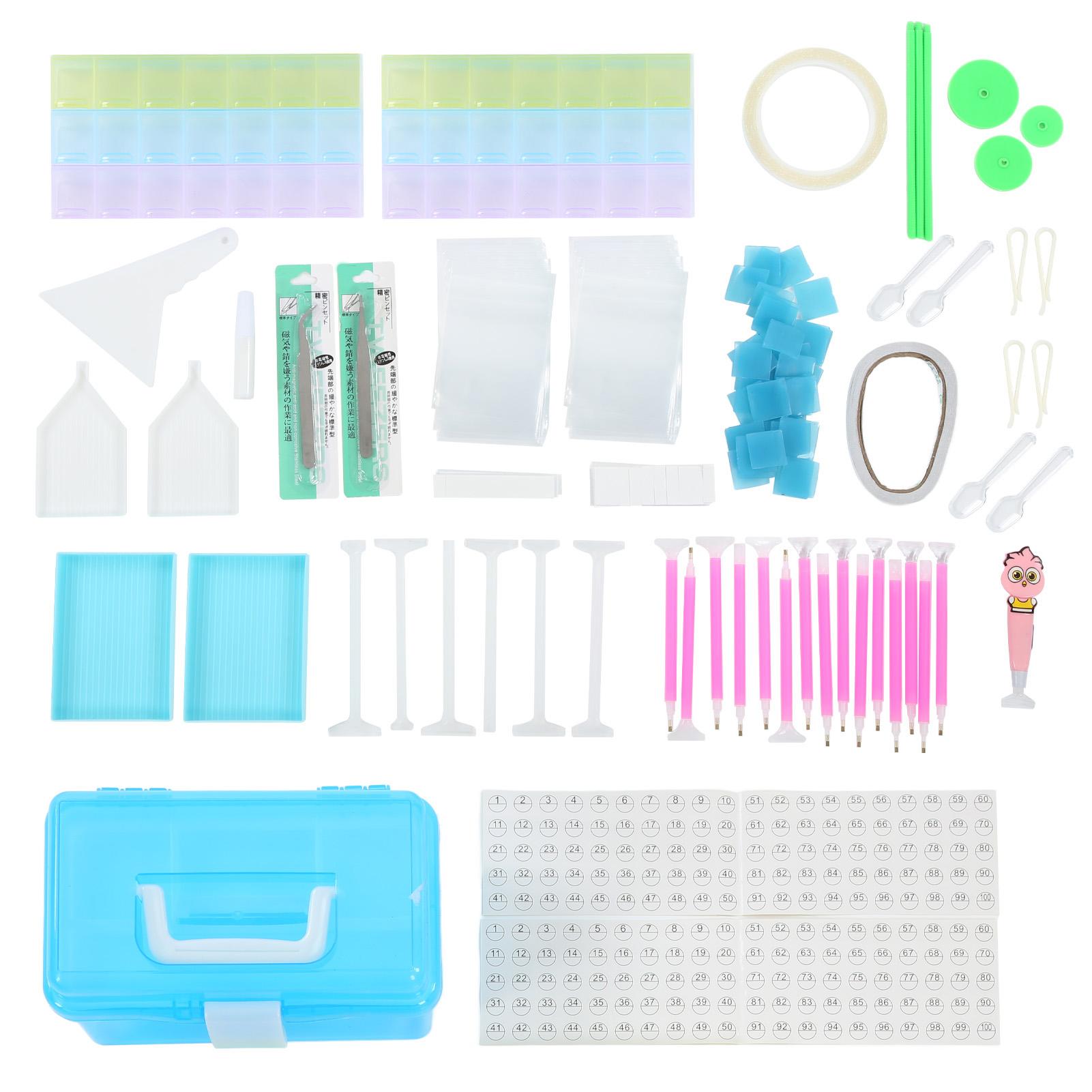 

Diamond Painting Tool Set Large Capacity Practical Efficient Rhinestone Painting Tool Set for Diamond Painting Art