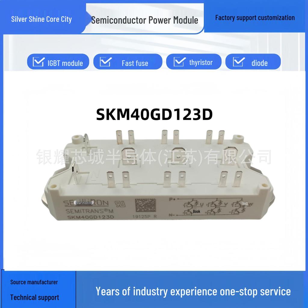 Original IGBT SKM40GD123D Diode Thyristor Fuse