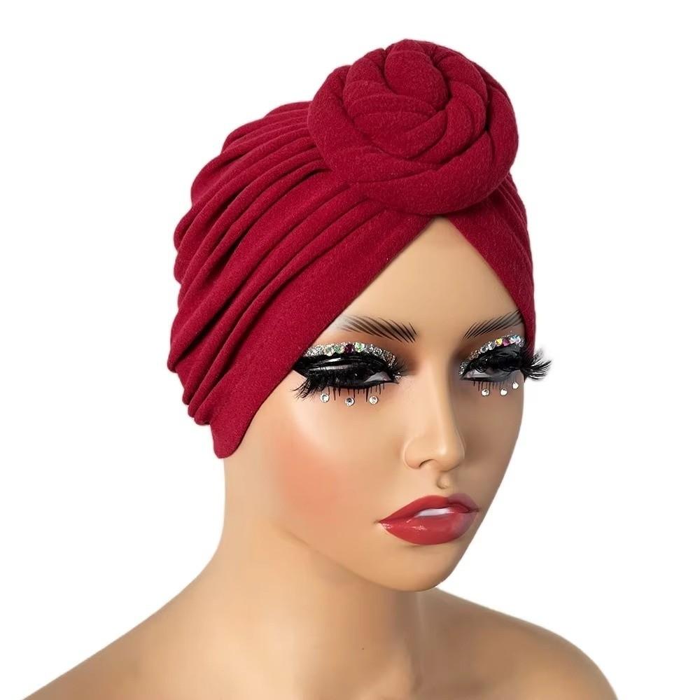 Vintage Hijab Caps Elastic Cancer Chemo Hat Fashion Head Wrap Cap  Women Headwear