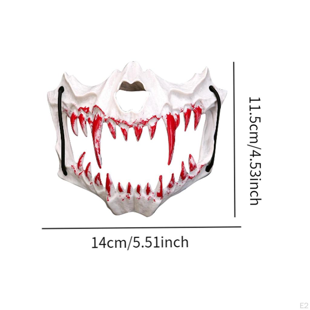 Maska Halloween Cosplay Zwierzęcy Szkielet Straszny na Święta Role Playing