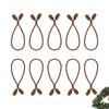 10 Pcs Christmas Garland Ties Wreath Twist Holders Seasonal Garland Tie Wrap For Outdoor Party Mantle Fireplace Wreath Stair