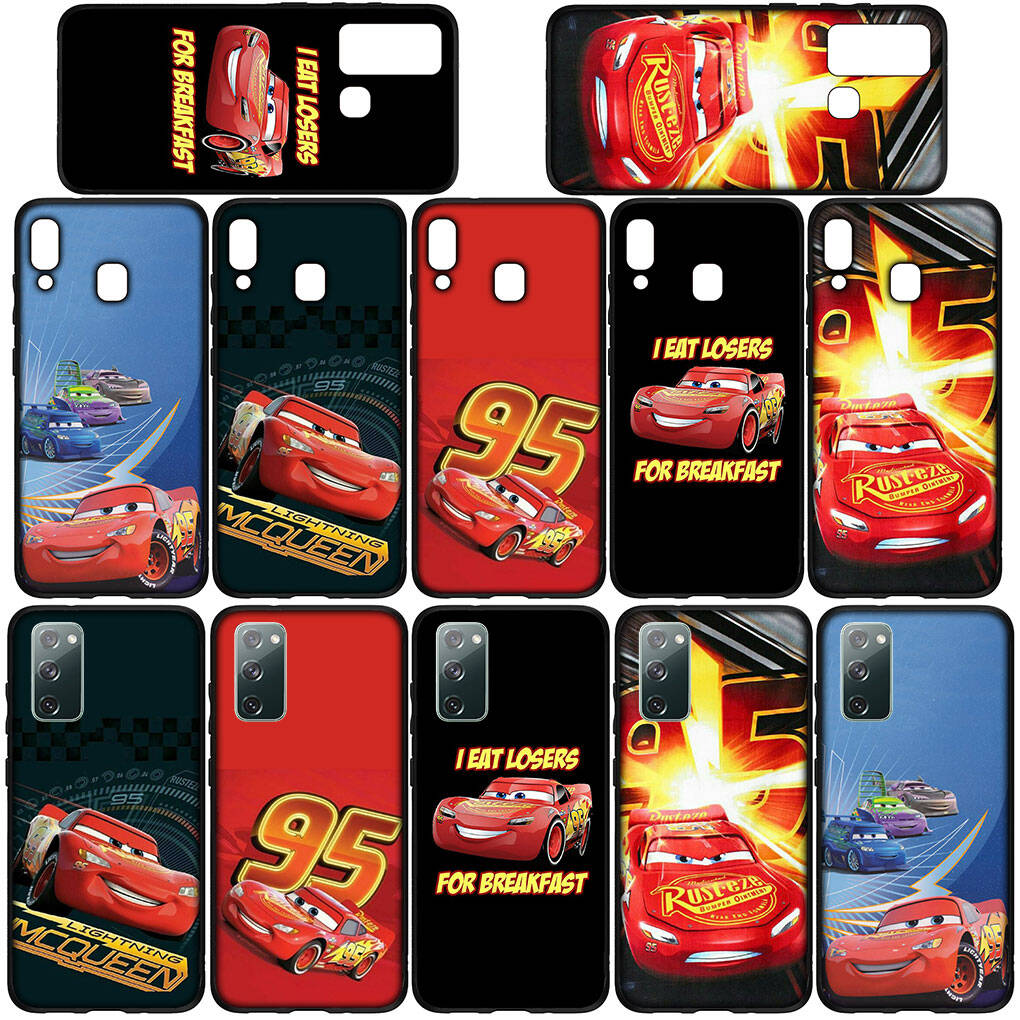 For iPhone 17 16 15 Xiaomi Poco F7 F8 X7 X6 C85 C75 C71 M8 Redmi Note 14 13 12 11 Pro Max 14C 13C 15C A3 Phone Case Cartoon Cars Lightning McQueen 95