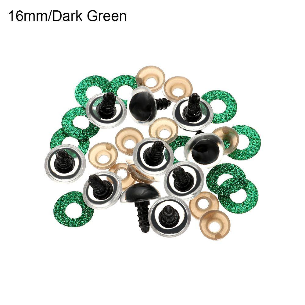 Plastik z oczkami podkładkami Rzemiosło Niedźwiedź Zwierzę Akcesoria Lalka Oczy kryształowe Lalki Narzędzia DIY