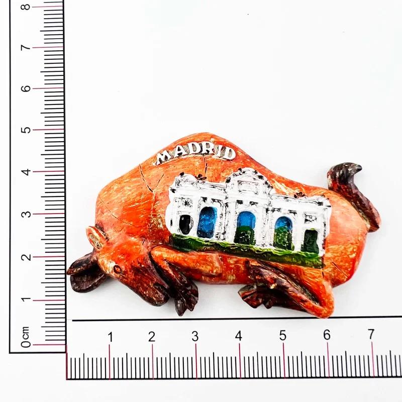 Spain Tourism Souvenirs Fridge Magnets Toledo Castillo De San Servando Valencia Bartolo Apartment Travelling Fridge Stickers