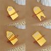 Elegant Acrylic Rack Set for Fruit Biscuit Display as Eid Decoration Eid Islamic Gift for Celebration