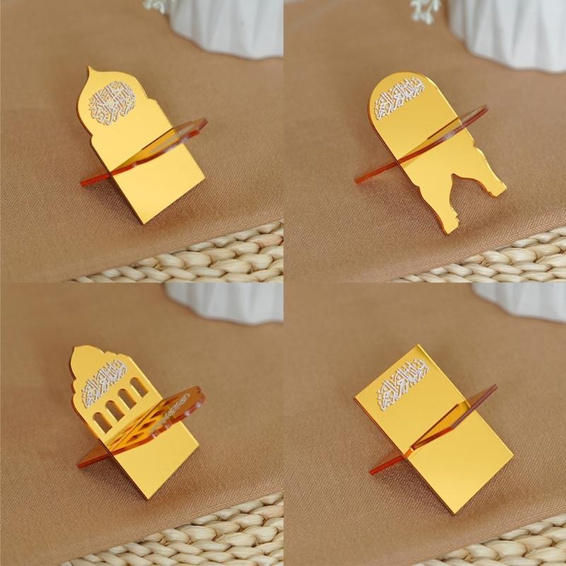 Elegant Acrylic Rack Set for Fruit Biscuit Display as Eid Decoration Eid Islamic Gift for Celebration