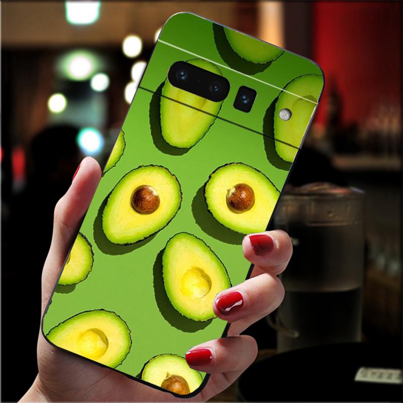 Phone Case For Google Pixel 10 9 Pro XL 9A 8 7 6 Pro Pixel 8A 7A 6A Pixel 8 7 6 5 Art Funny Avocado Fruit
