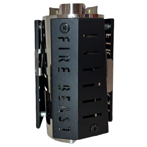 Fire Beast Rocket Stove, High Heat Output [Foldable and Compact Design], Secondary Combustion, Wood-Burning Stove, Camping Stove, Fire Pit, Compact an