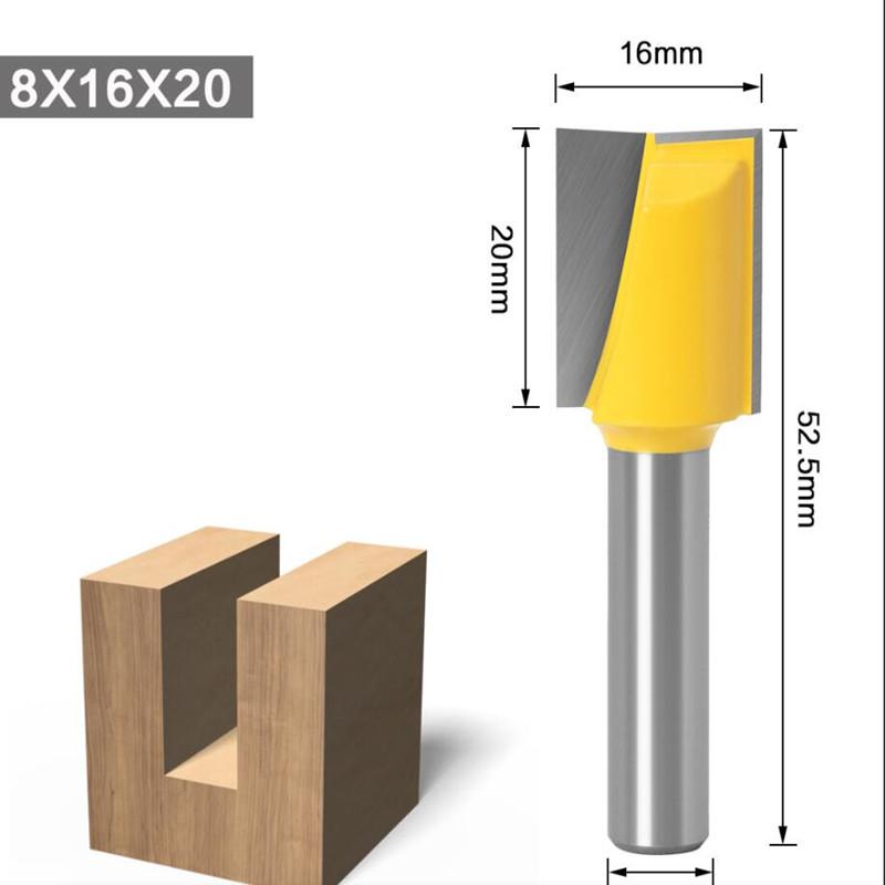 8mm Cleaning Bottom Engraving Bit Solid Carbide Router Bit Woodworking Tools CNC Milling Cutter Endmill for Wood