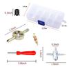 33Pcs Multi Function Tire Valve Repair Tool Kit Rust-proof Valve Removal Puller Tool  Motorcycles