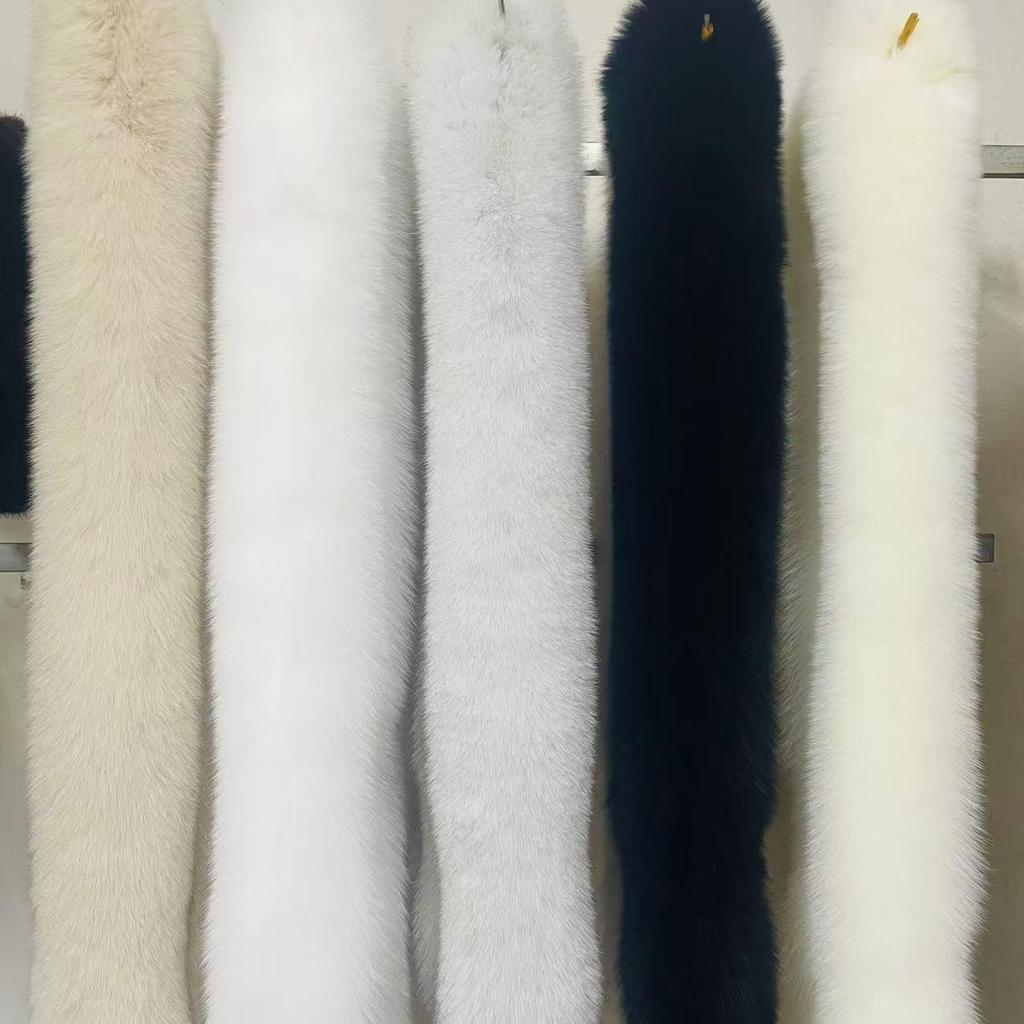 Korean Style Double-Sided Fox Fur Scarf: Women's Plush, Warm, Versatile Winter Snood