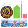 2D/Flat DIY Diamond Painting Set Rhinestone Diamond Art Window Pendants Hanging Diamond Art Kits Wall Decor for Home & Windows