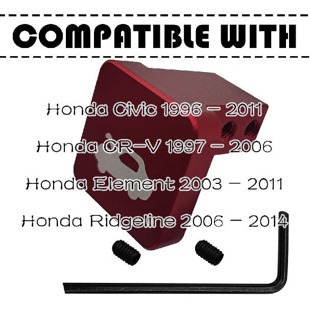 Hood Latch Release Implement, Hood Cover Lock Switch, Compatible with 1996-2011 Honda Civic, 2003-2011 Element, 2006-2014 Ridgeline, 1997-2006 CR-V