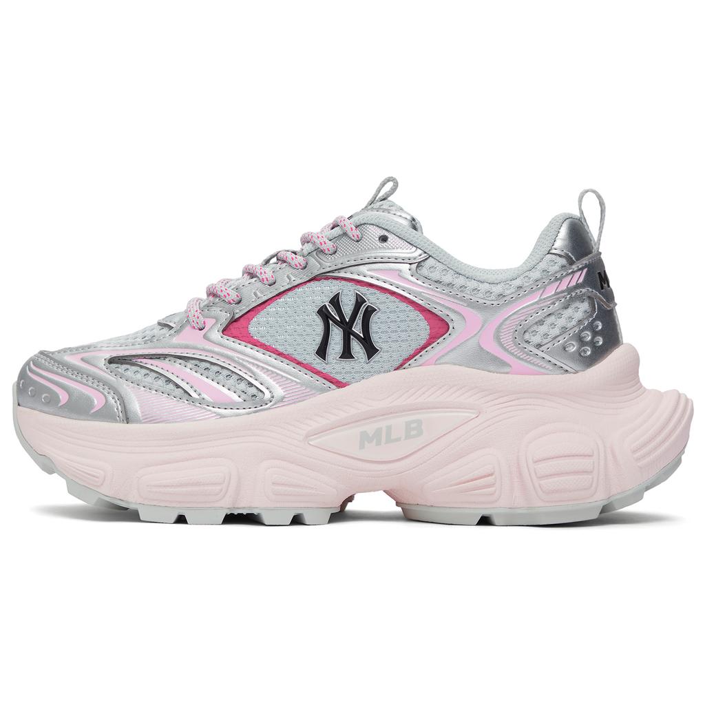 MLB New York Yankees Bequem Vielseitig Lässig Sportlicher Stil Höhenverstellbar Niedriger Schaft Dad Sneaker Unisex Sneaker Rosa 3ASHWD15N-50PKL
