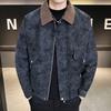 Leather Jacket Men's Motorcycle Style Fashionable Men's Jacket