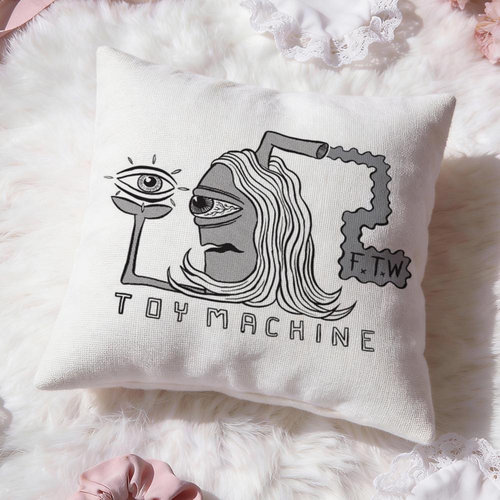 T-Toy MachineS Skate Cushion Cover Premium Comfort Reversible Pillow Cove -Two In One Design for Any Room & Car Interior