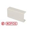 Jonction linéaire - KOPOS - PVC auto-extinguible - 40 x 20 mm - Blanc