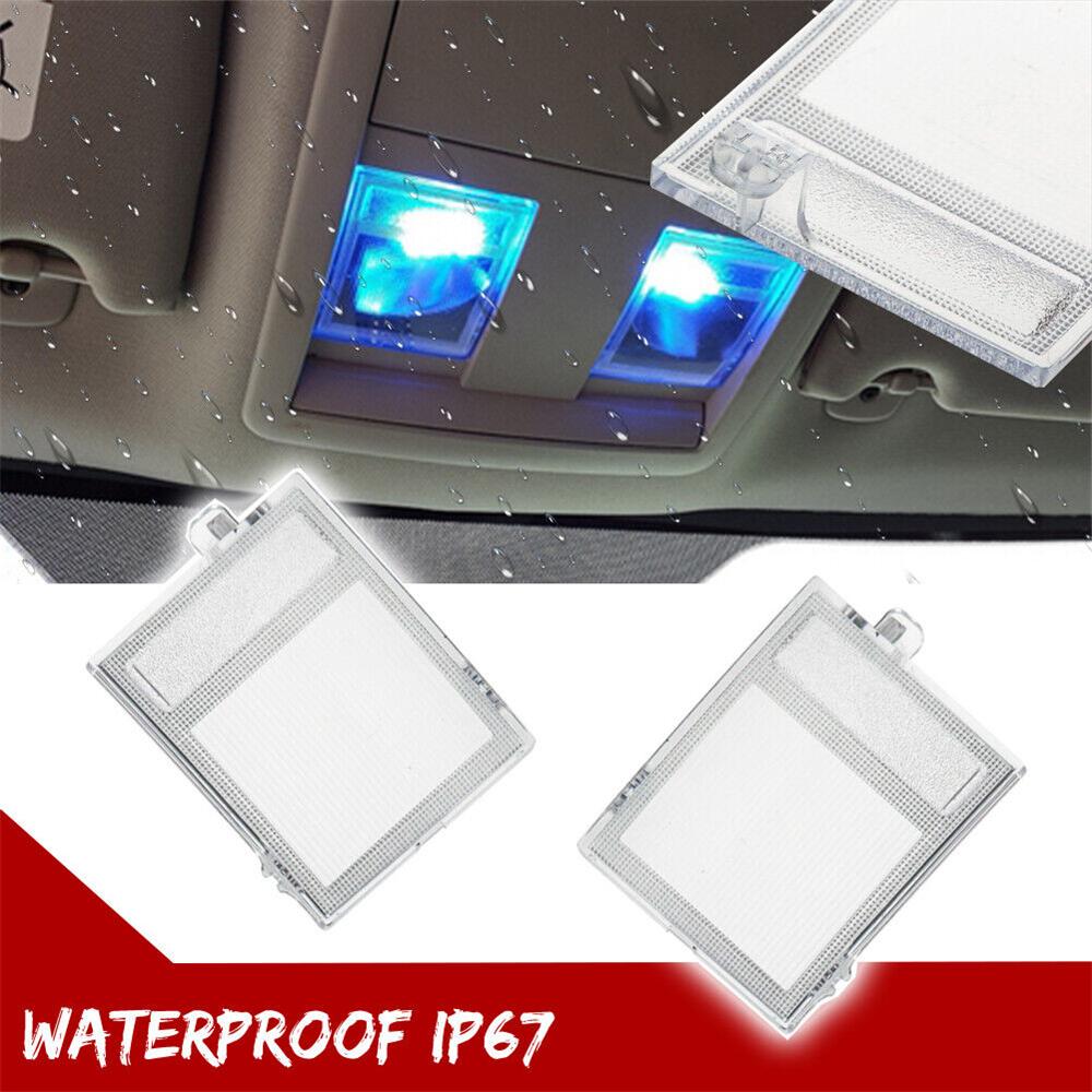 Pair Interior Overhead Front Console Light Cover Lens Replacement For Jeep Dodge