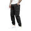 Pantaloni Cargo da Uomo Tuta Casual da Uomo Multi-tasche Vita Elastica Pantaloni alla Caviglia Autunno Sport Outdoor Pantaloni Monocolore