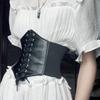 Women's Decorative Simple All-Match Fashionable Wide Elastic Waist Belt