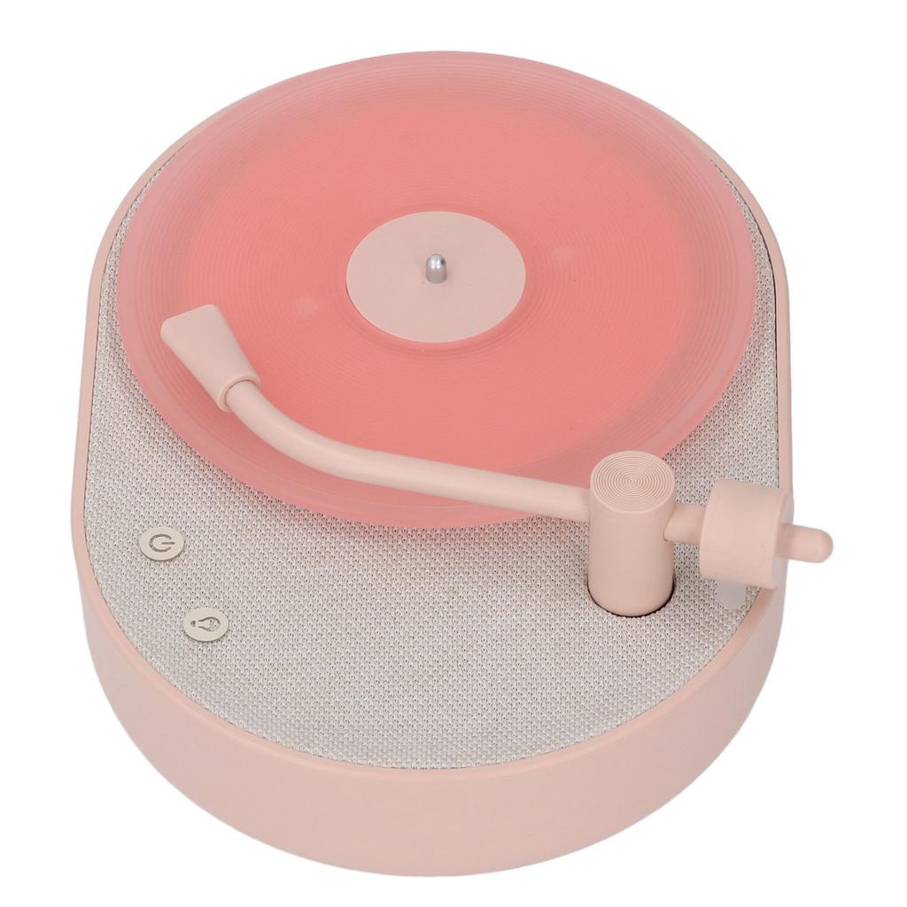 Speaker Record Player Shaped Bedroom Sleep Desktop therapy LED Night Light