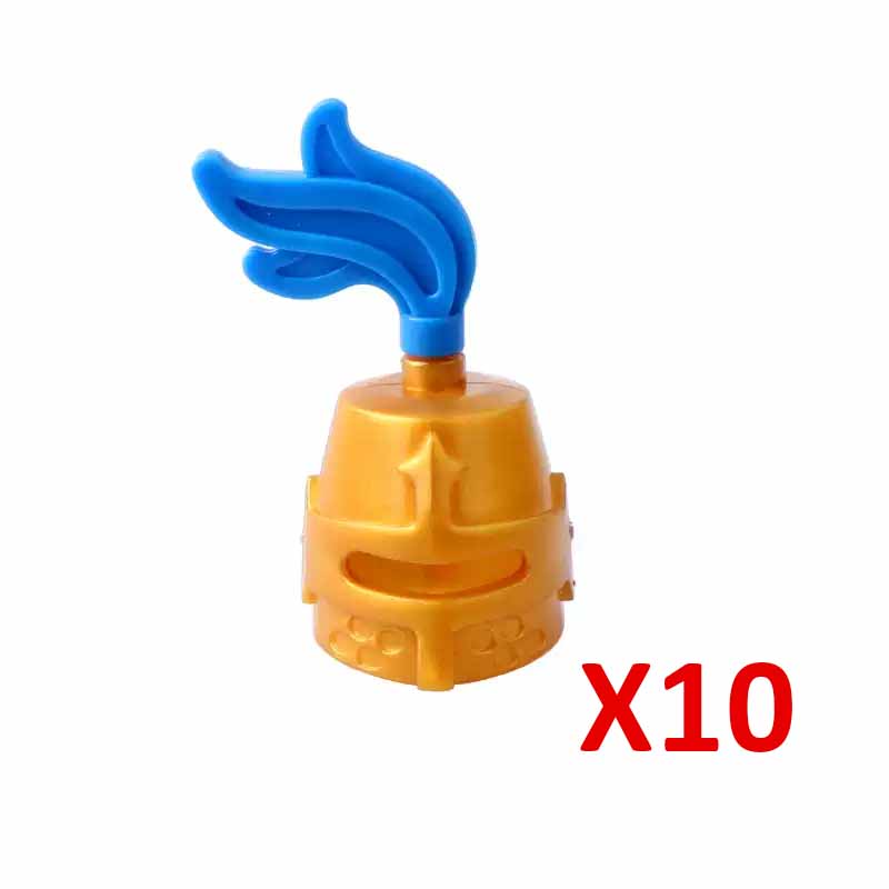 MOC Medieval Knights Building Blocks Accessories Plumes Pauldron Fence Helmet Shield Plush Cloak Soldier Weapons MOC Mini Bricks