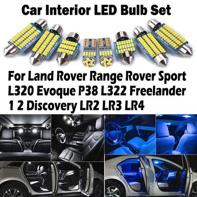 Car Interior LED Map Light Kit Canbus For Land Rover Range Rover Sport L320 Evoque P38 L322 Freelander 1 2 Discovery LR2 LR3 LR4