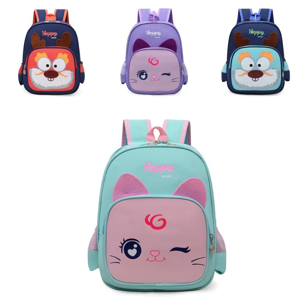 Lovely Childrens Nylon Backpack With Cute Cartoon Prints And Spacious Design Perfect For School Outings And Adventures