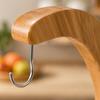 Banana Holder Bamboo Fruit Rack Storage for Kitchen, Living Room