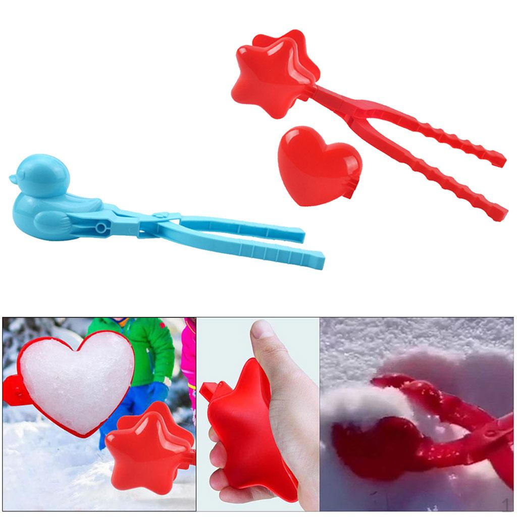 Creative Heart Snow Ball Maker Clamps Adults Making