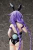 Hyperdimension Neptunia Purple Heart Bare Leg Bunny Ver. 1/4 Scale Plastic Painted Complete Figure