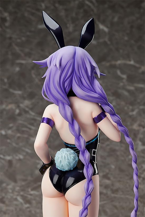 Hyperdimension Neptunia Purple Heart Bare Leg Bunny Ver. 1/4 Scale Plastic Painted Complete Figure
