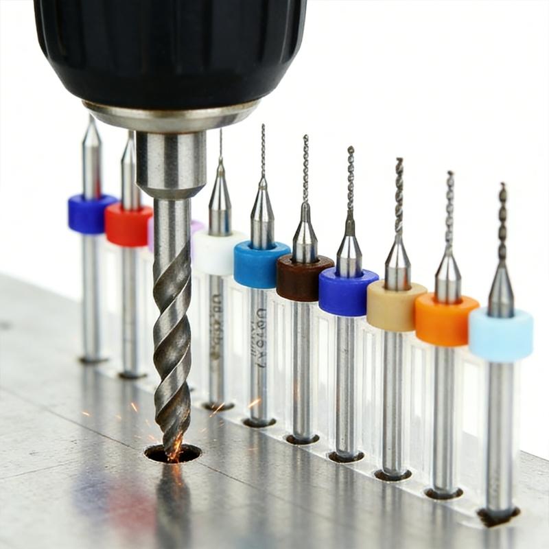 Pack of 10 Small Size Drill Bits Set Designs for Electronics Repair Model Crafting and Precise Work in Tight Spaces
