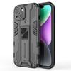 For iPhone 15 Foldable Kickstand Phone Cover PC+TPU Shockproof Protective Case