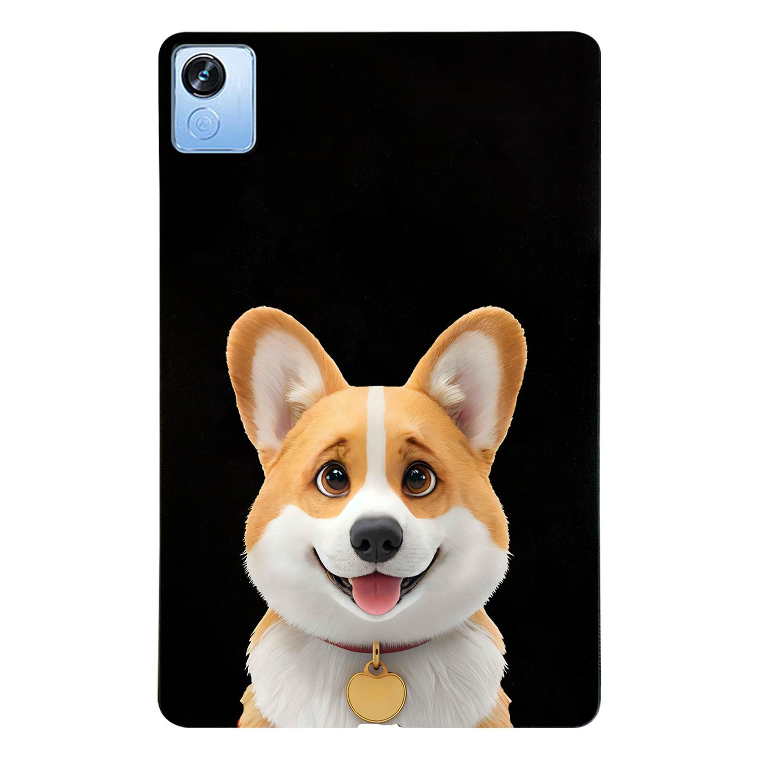 

Мягкий черный защитный чехол TPU с изображением щенка и кота для OPPO Realme Pad X, противоударный чехол для планшета OPPO Realme Pad X