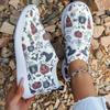 Women's Sneakers Spring Autumn 2024 New Mesh Breathable Sports Shoes Women's Casual Halloween Pumpkin Platform Shoes