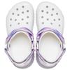 Crocs Classic Clog EVA Round Toe Perforated Shoes Unisex White Purple