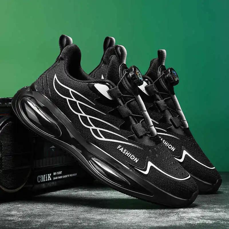 PU Leather Height Up Trekking Sneakers For Men Trainer Shoes People Men's Hiking Boots Sports Vip Link Jogging 2025elegant