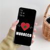 Phone Case For Samsung A15 A13 A35 A55 A51 A71 A41 A31 A21S A03S A05 A17 A23 A25 A33 A53 A73 5G A07 4G Cover Morocco Flag Soccer