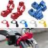 Aluminum Alloy Rear View Mirror Bracket Clamp Screw Multi-function Mount Adapter Holder CNC Aluminum 22mm 7/8"