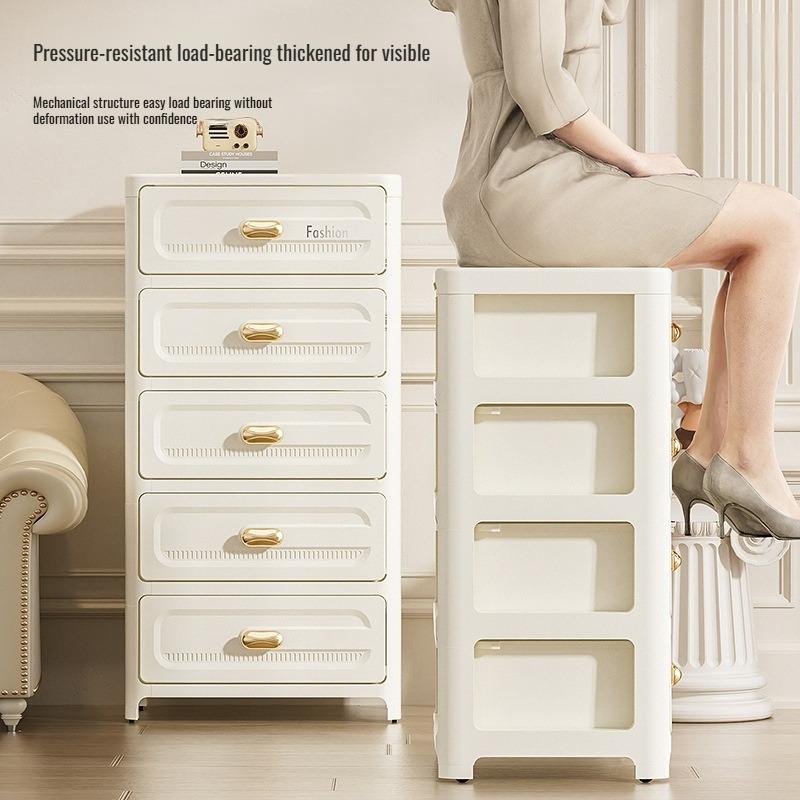 Home Storage Cabinet Multi-layer Drawer Storage Cabinet Snack Toys Chest of Drawers Bedside Table Plastic Storage Cabinet
