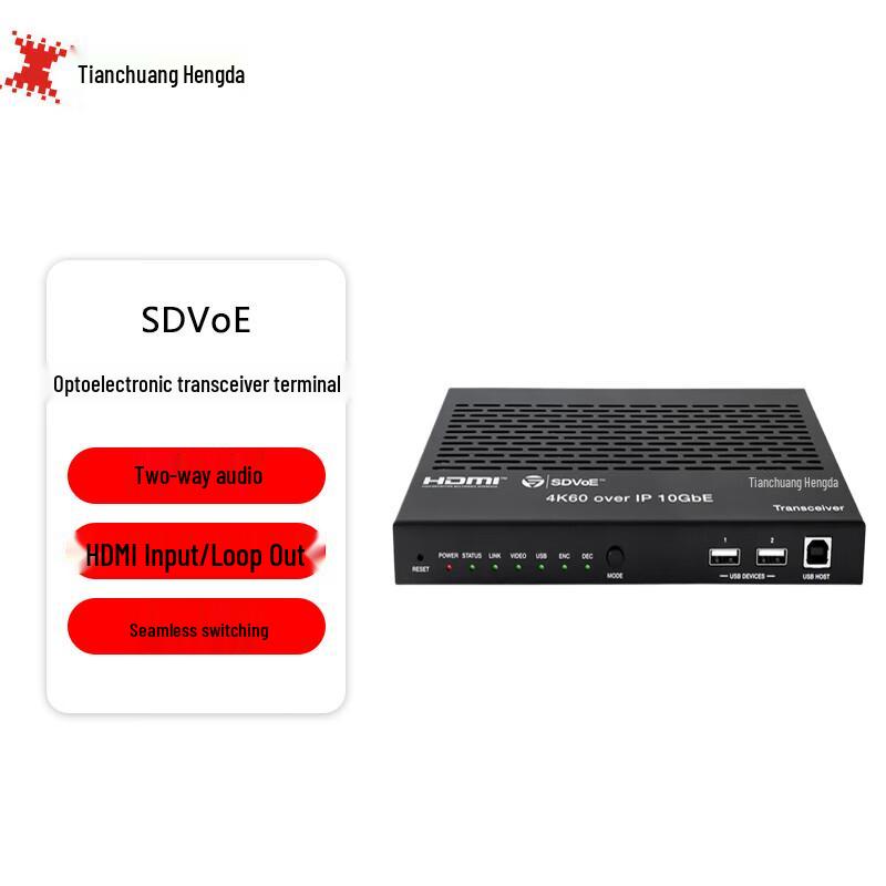 

TCHD Video 4K SDVoE Encoder/Decoder