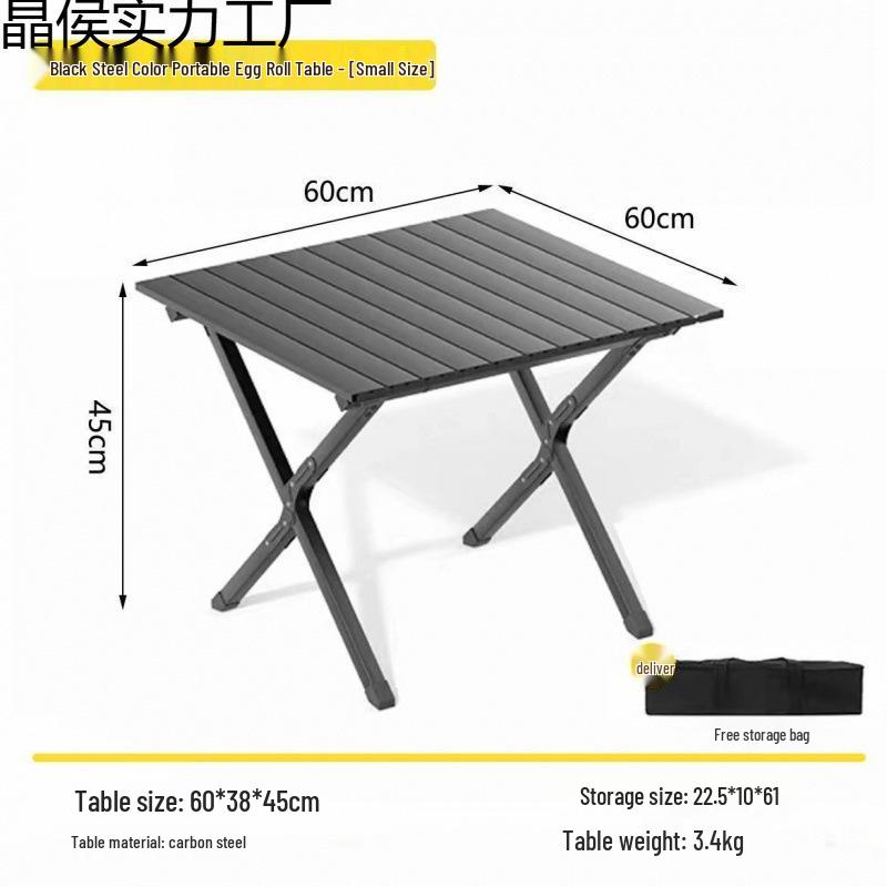 Tragbares Outdoor-Klapp-Campingtisch- und Stuhlset