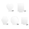 10PCS Wedding Table Numbers Signs Bar Clear Acrylic Sign with Smooth Surfaces