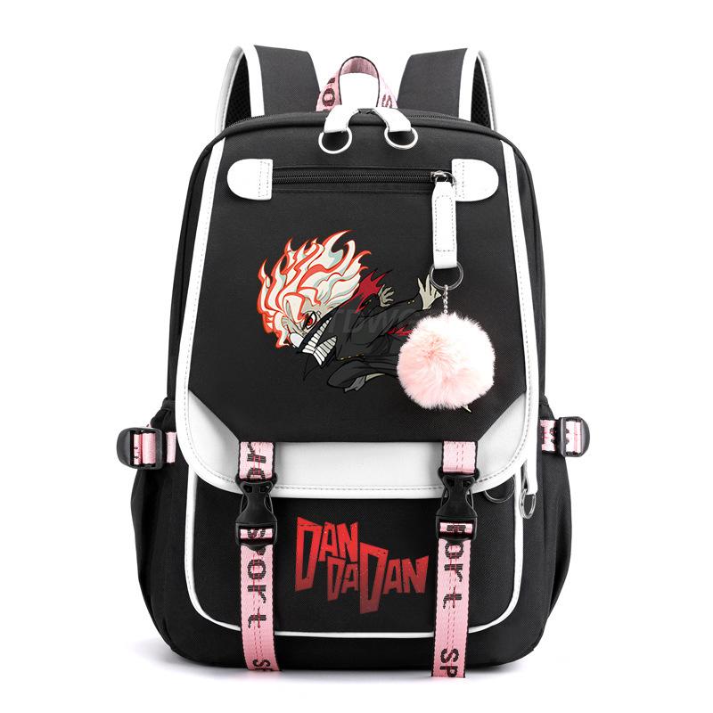 Bold Party Dandadan Surrounding Anime School Bag Fashion Male Female Versatile Elementary and Secondary School Student Lightweight Backpack
